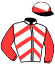 casaque portée par Etienne E. jockey du cheval de course SAYYIDA AL HURRA, information pmu ZETURF