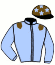 casaque portée par Nomis L. jockey du cheval de course ROIS DEMAIN, information pmu ZETURF