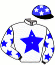 casaque portée par Bourgeais A. jockey du cheval de course LUCAS TREZY, information pmu ZETURF