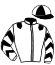 casaque portée par Grosbois C. jockey du cheval de course JAZZY BAIE, information pmu ZETURF