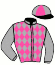 casaque portée par Alexandre Roussel jockey du cheval de course NO CURE NO PAY, information pmu ZETURF
