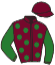 casaque portée par Roussel Ale. jockey du cheval de course KALAMAZOO RIVER, information pmu ZETURF casaque portée par Roussel Ale. jockey du cheval de course KALAMAZOO RIVER, information pmu ZETURF