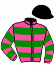 casaque portée par Boisseau L. jockey du cheval de course AMICIS, information pmu ZETURF