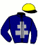 casaque portée par Berto M. jockey du cheval de course PREDETERMINED, information pmu ZETURF