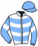 casaque portée par Delalande M. jockey du cheval de course MADENI, information pmu ZETURF casaque portée par Delalande M. jockey du cheval de course MADENI, information pmu ZETURF