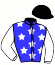 casaque portée par Justum M. jockey du cheval de course LORD POST OFFICE, information pmu ZETURF