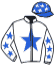 casaque portée par Sias Gio. jockey du cheval de course LUCAS TREZY, information pmu ZETURF
