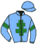 casaque portée par Poirier Mlle C. jockey du cheval de course MISS MAHAUT, information pmu ZETURF casaque portée par Poirier Mlle C. jockey du cheval de course MISS MAHAUT, information pmu ZETURF