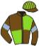 casaque portée par Balu J. jockey du cheval de course JASMINE DE GREZ, information pmu ZETURF