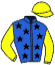 casaque portée par Barrier A. jockey du cheval de course JERICOCKO DE FRAD, information pmu ZETURF casaque portée par Barrier A. jockey du cheval de course JERICOCKO DE FRAD, information pmu ZETURF