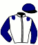 casaque portée par David Mme L. jockey du cheval de course SAMOA, information pmu ZETURF casaque portée par David Mme L. jockey du cheval de course SAMOA, information pmu ZETURF