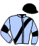 casaque portée par Jublot L. jockey du cheval de course IRRESISTIBLE GABY, information pmu ZETURF