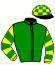 casaque portée par Lancelin C. jockey du cheval de course HULOTTE DE ROCHE, information pmu ZETURF