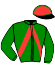 casaque portée par Piton B. jockey du cheval de course KYSBELLE, information pmu ZETURF casaque portée par Piton B. jockey du cheval de course KYSBELLE, information pmu ZETURF
