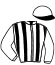 casaque portée par Derieux R. jockey du cheval de course INVISIBLE D'ISI, information pmu ZETURF