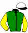 casaque portée par Lefevre D. jockey du cheval de course FRIMOUSSE DE MARNY (FR), information pmu ZETURF