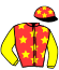 casaque portée par Claeyssens M. jockey du cheval de course DUSTY DE BEYLEV (FR), information pmu ZETURF
