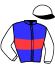 casaque portée par Raffin E. jockey du cheval de course MAC SMILY (DE), information pmu ZETURF