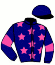 casaque portée par Radoux Th. jockey du cheval de course GWENN HA DU (FR), information pmu ZETURF