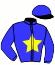 casaque portée par Ebbinge R. jockey du cheval de course IRON VIVANT (FR), information pmu ZETURF