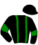 casaque portée par Grasset M. jockey du cheval de course IBERICO MAGICO, information pmu ZETURF