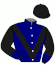 casaque portée par Rochard B. jockey du cheval de course QUITE E.WOOD, information pmu ZETURF