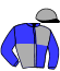 casaque portée par Delacour P. A. jockey du cheval de course GORTOZET PELL (FR), information pmu ZETURF