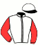 casaque portée par Duval Mme Mar. K. jockey du cheval de course FOOT DES GLENAN, information pmu ZETURF