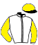 casaque portée par Pou Pou G. A. jockey du cheval de course JOSCANO, information pmu ZETURF