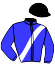 casaque portée par Mottier M. jockey du cheval de course KARA MIA, information pmu ZETURF