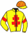 casaque portée par Verva Pie. Y. jockey du cheval de course HARMONIE DE BREVOL, information pmu ZETURF