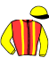casaque portée par Henry Mlle N. jockey du cheval de course IDEAL D'ARTONGES, information pmu ZETURF casaque portée par Henry Mlle N. jockey du cheval de course IDEAL D'ARTONGES, information pmu ZETURF