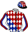 casaque portée par Derieux R. jockey du cheval de course IBIS QUICK, information pmu ZETURF casaque portée par Derieux R. jockey du cheval de course IBIS QUICK, information pmu ZETURF