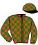 casaque portée par Legros M. jockey du cheval de course LUCKY DELADOU, information pmu ZETURF casaque portée par Legros M. jockey du cheval de course LUCKY DELADOU, information pmu ZETURF