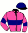 casaque portée par Barcelo Bisquerra Miq. J. jockey du cheval de course JAVELOT DE HOUELLE, information pmu ZETURF