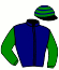 casaque portée par Ouvrie F. jockey du cheval de course LUCKY DU MINON, information pmu ZETURF