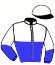 casaque portée par Abrivard A. jockey du cheval de course JOKER DU CLOS, information pmu ZETURF