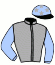 casaque portée par Quittet F. jockey du cheval de course JAG DE LAYE, information pmu ZETURF