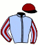 casaque portée par Laurent S. jockey du cheval de course HEAVEN'S DOOR (FR), information pmu ZETURF