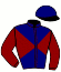 casaque portée par Cheminaud V. jockey du cheval de course PEVENSEY BAY (DE), information pmu ZETURF