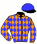 casaque portée par Michel Mlle Mic. jockey du cheval de course RAJA LUNA (FR), information pmu ZETURF