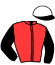 casaque portée par Madamet A. jockey du cheval de course LUNE DE RIO (FR), information pmu ZETURF