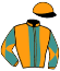 casaque portée par Vogt Mlle S. jockey du cheval de course DARSHANO (DE), information pmu ZETURF