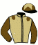 casaque portée par Meme B. jockey du cheval de course MANX (IE), information pmu ZETURF