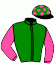 casaque portée par Sousa Ferreira R. jockey du cheval de course MANDARIN (FR), information pmu ZETURF
