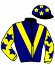 casaque portée par Benoist G. jockey du cheval de course MASTERBOY, information pmu ZETURF