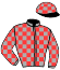 casaque portée par Mangione R. jockey du cheval de course BANKSY, information pmu ZETURF