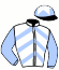 casaque portée par Roussel Ale. jockey du cheval de course BIBI DREAM, information pmu ZETURF