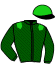 casaque portée par Delalande M. jockey du cheval de course TWO WEEKS, information pmu ZETURF