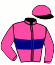 casaque portée par Maillot S. jockey du cheval de course DARENIX, information pmu ZETURF
